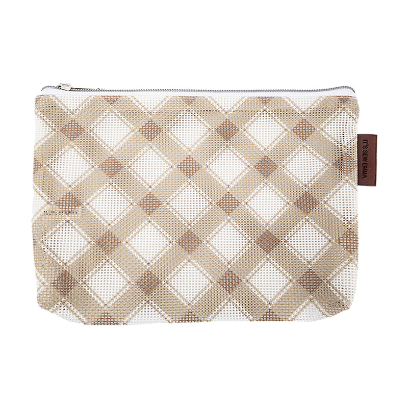 Burlap Mini Mad for Plaid Project Bag