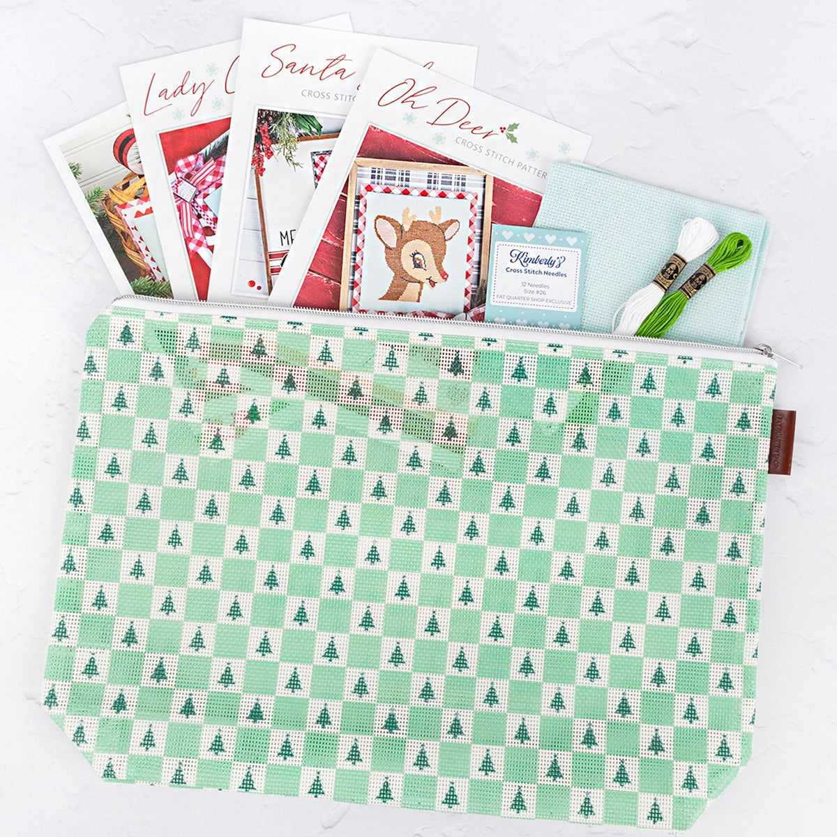 Evergreen Holiday Project Bag