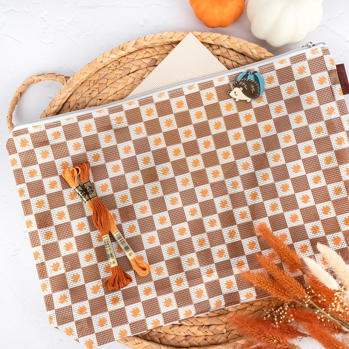 Maple Leaf Holiday Project Bag