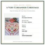 Product Specifications – A Very Coriander Christmas