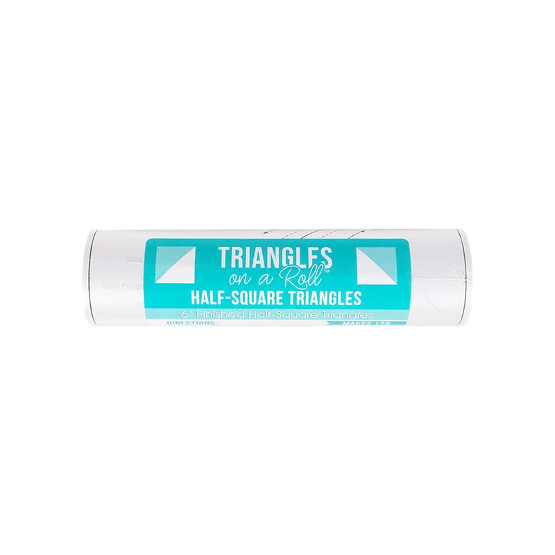 Triangles on a Roll 6in Half Square 50ft Roll