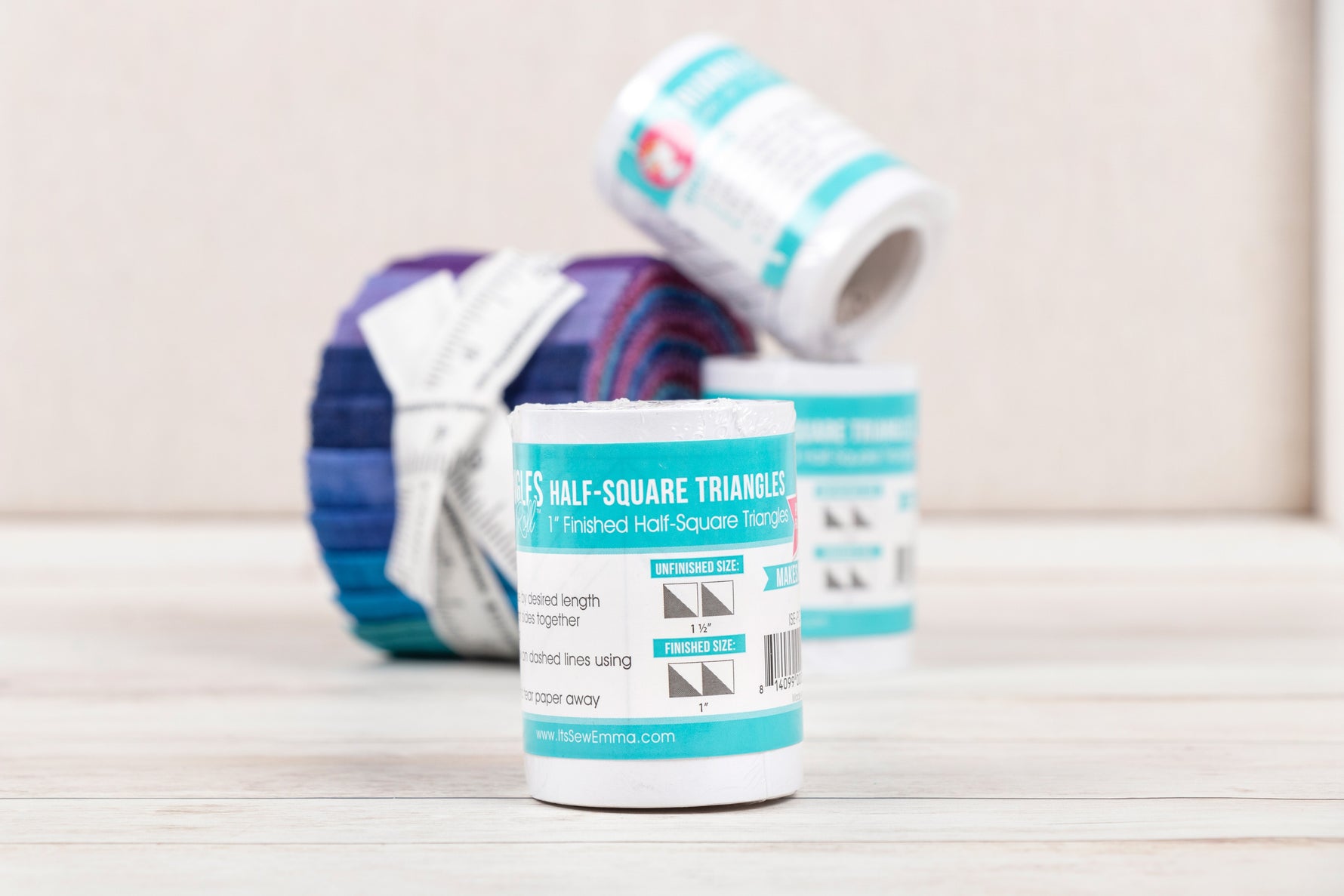 1in Precut Friendly Half Square Triangle Papers