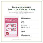 Product Specifications – Pink Alphabitties Specialty Marking Tools