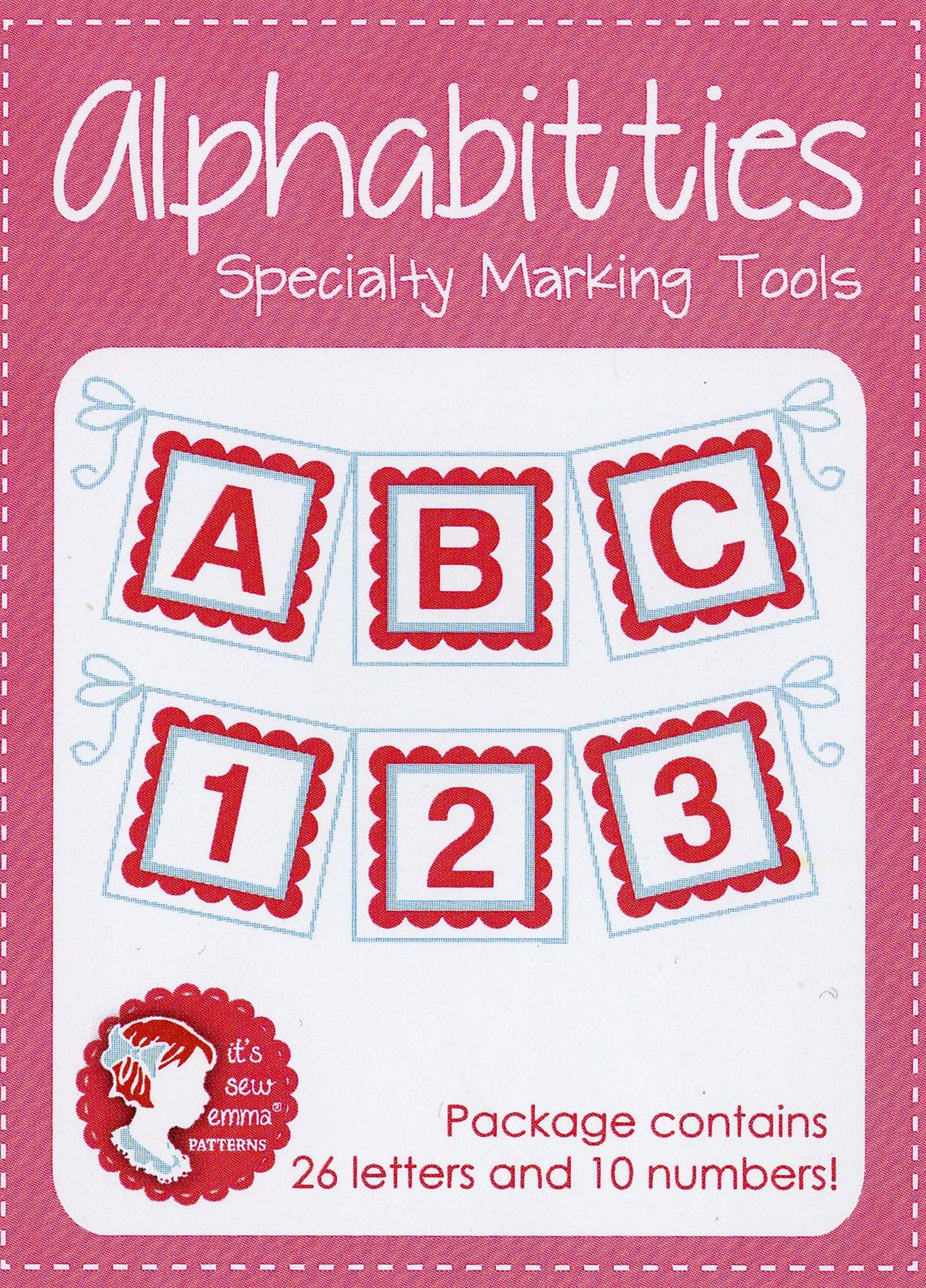 Pink Alphabitties Specialty Marking Tools