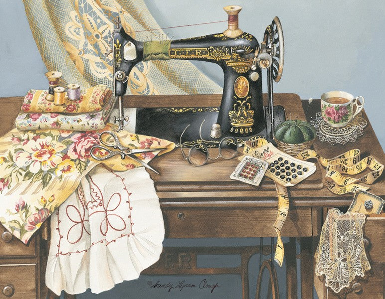 Note Cards Sewing Machine
