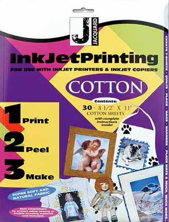 Jacquard Inkjet Cotton 8 1/2in x 11in 30ct