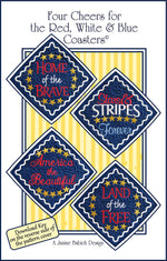 Four Cheers for the Red, White & Blue Coasters