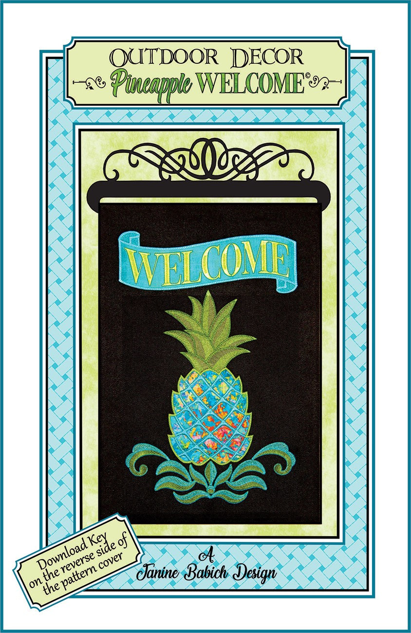Outdoor Decor #5 PIneapple Welcome