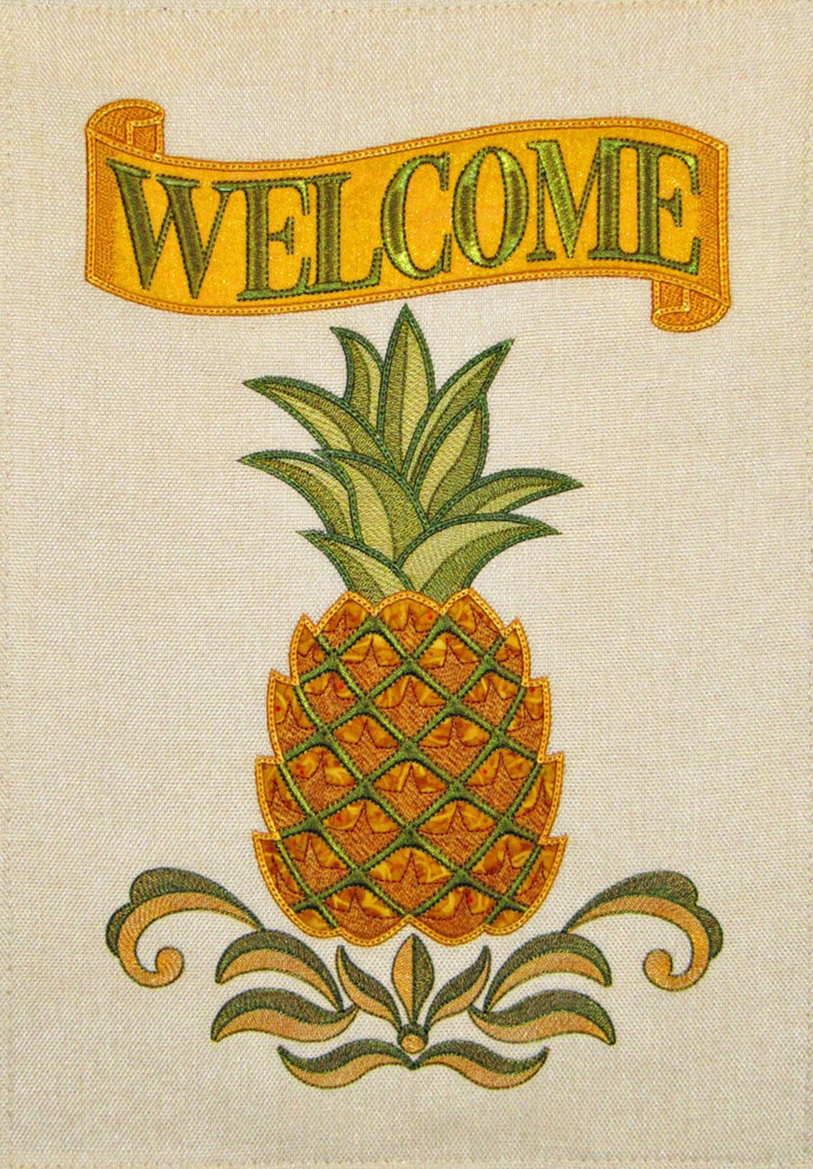 Outdoor Decor #5 PIneapple Welcome