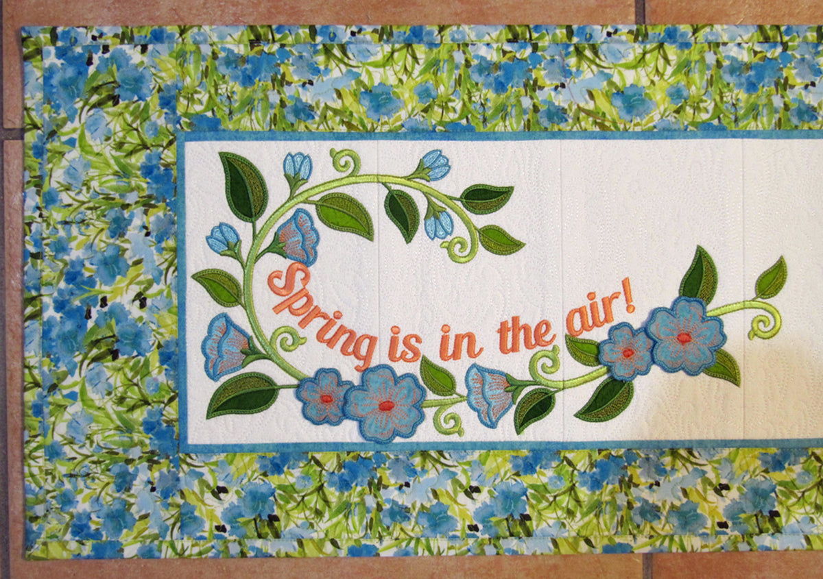 Spring Is In The Air Table Runner