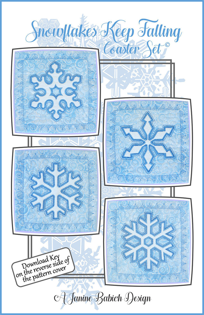 Snowflakes Keep Falling Coaster Set