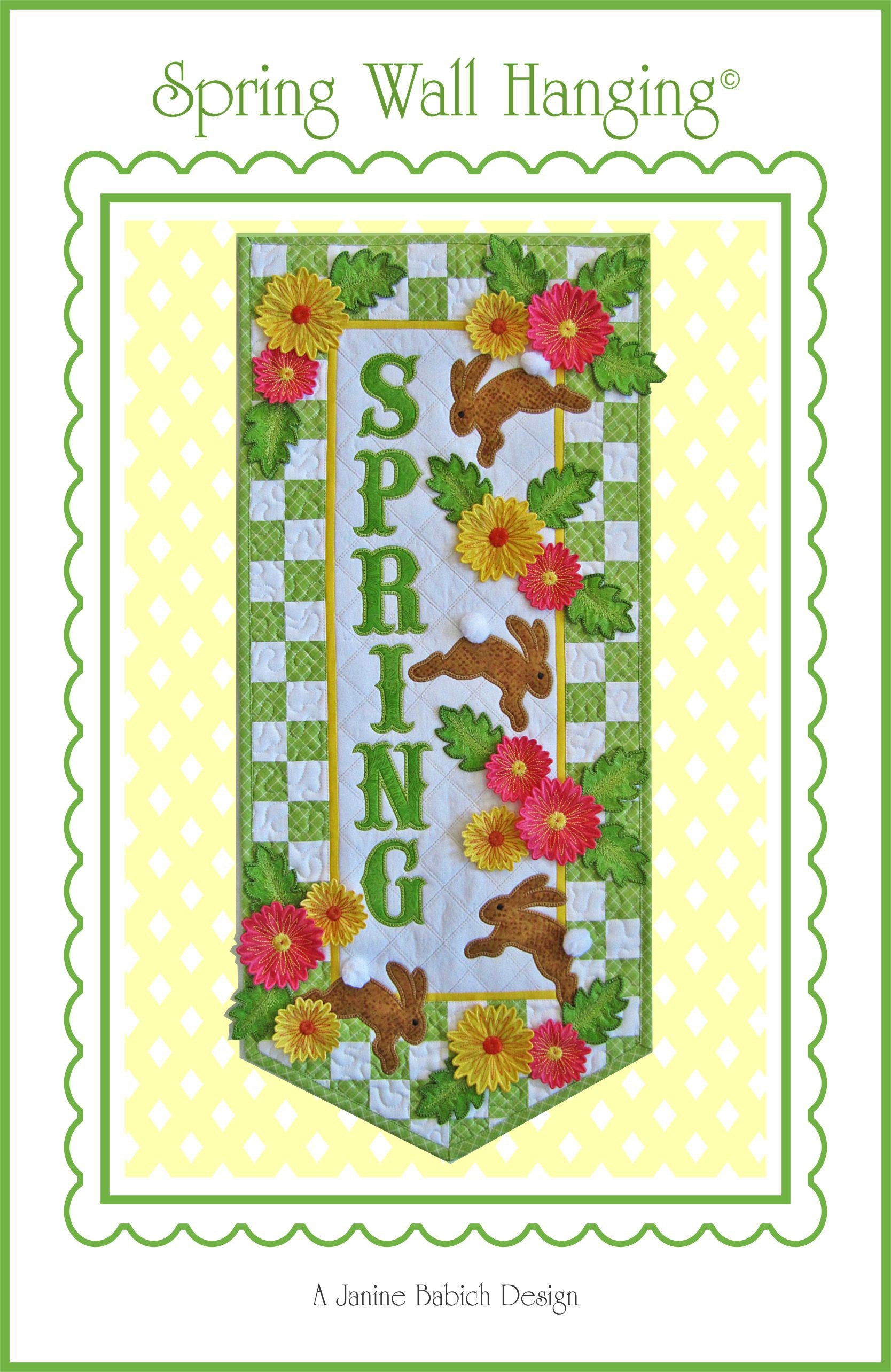 Spring Wall Hanging Machine Embroidery
