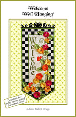 Welcome Wall Hanging Machine Embroidery
