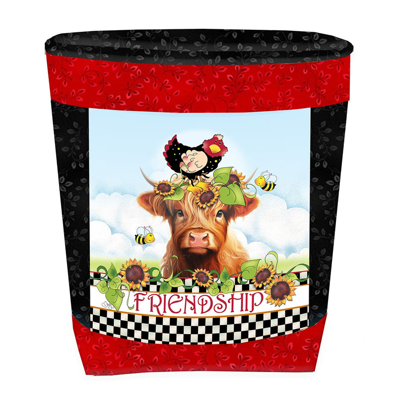 Bin Set Highland Cow Friendship