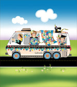 Quiltmobile Fabric Art Panel