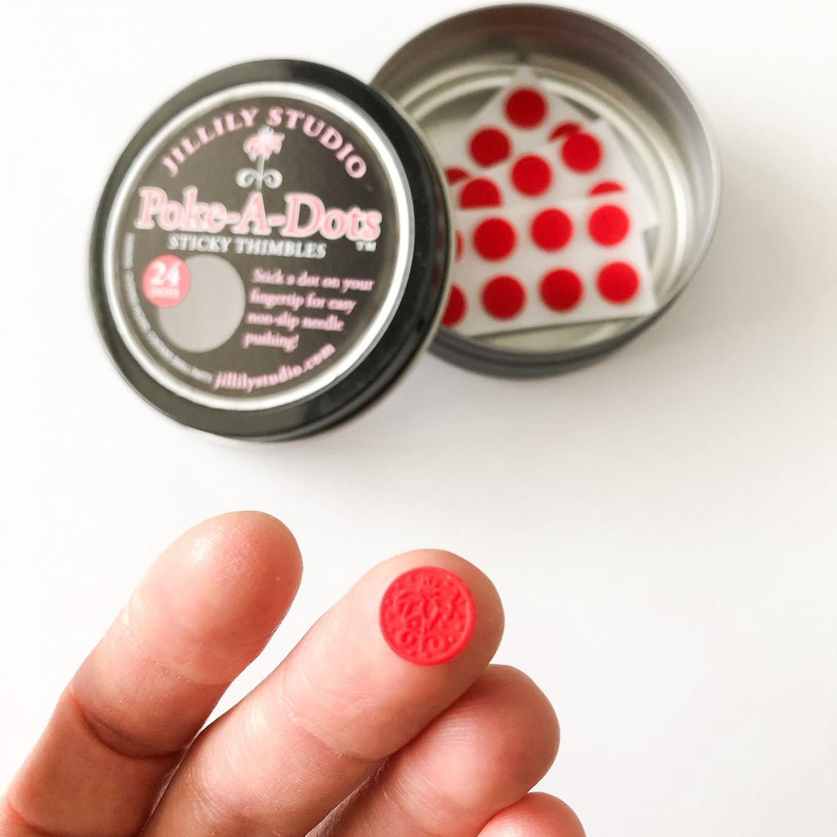 Poke-A-Dots Sticky Thimbles 24 Each
