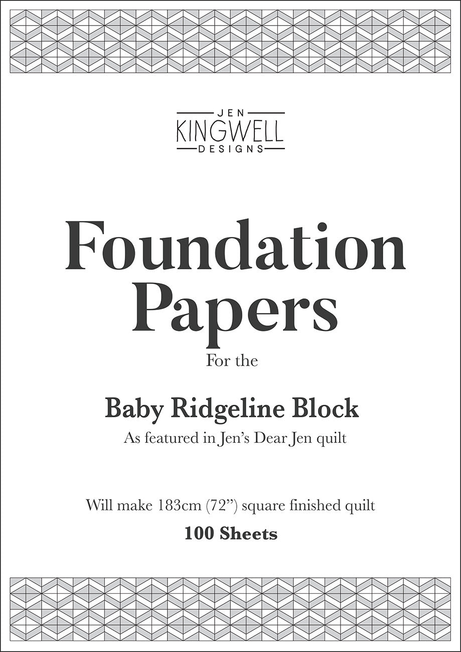 Baby Ridgeline Foundation Paper Piecing Pad