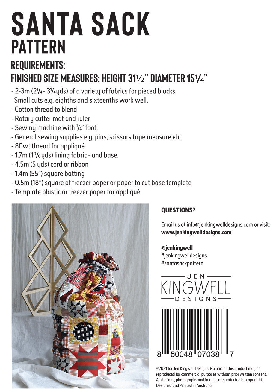 Santa Sack By Jen Kingwell