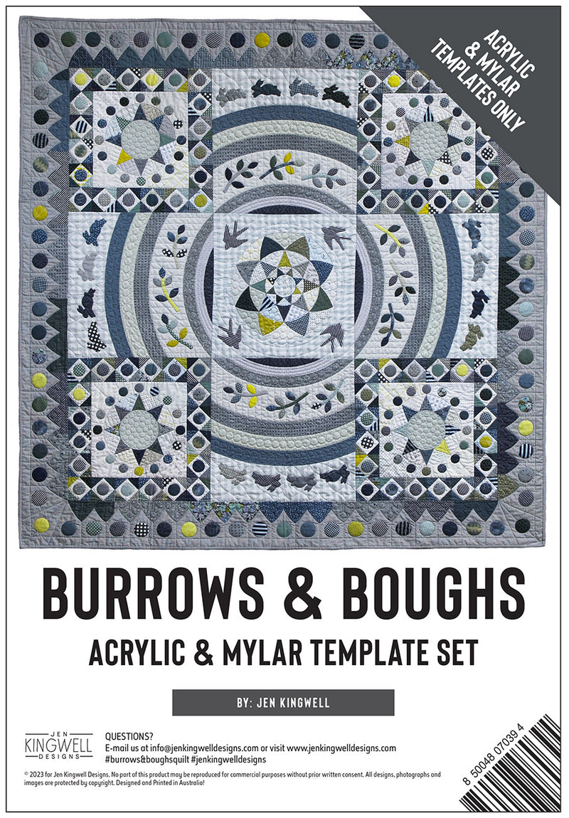 Burrows & Boughs Acrylic and Mylar Template Set