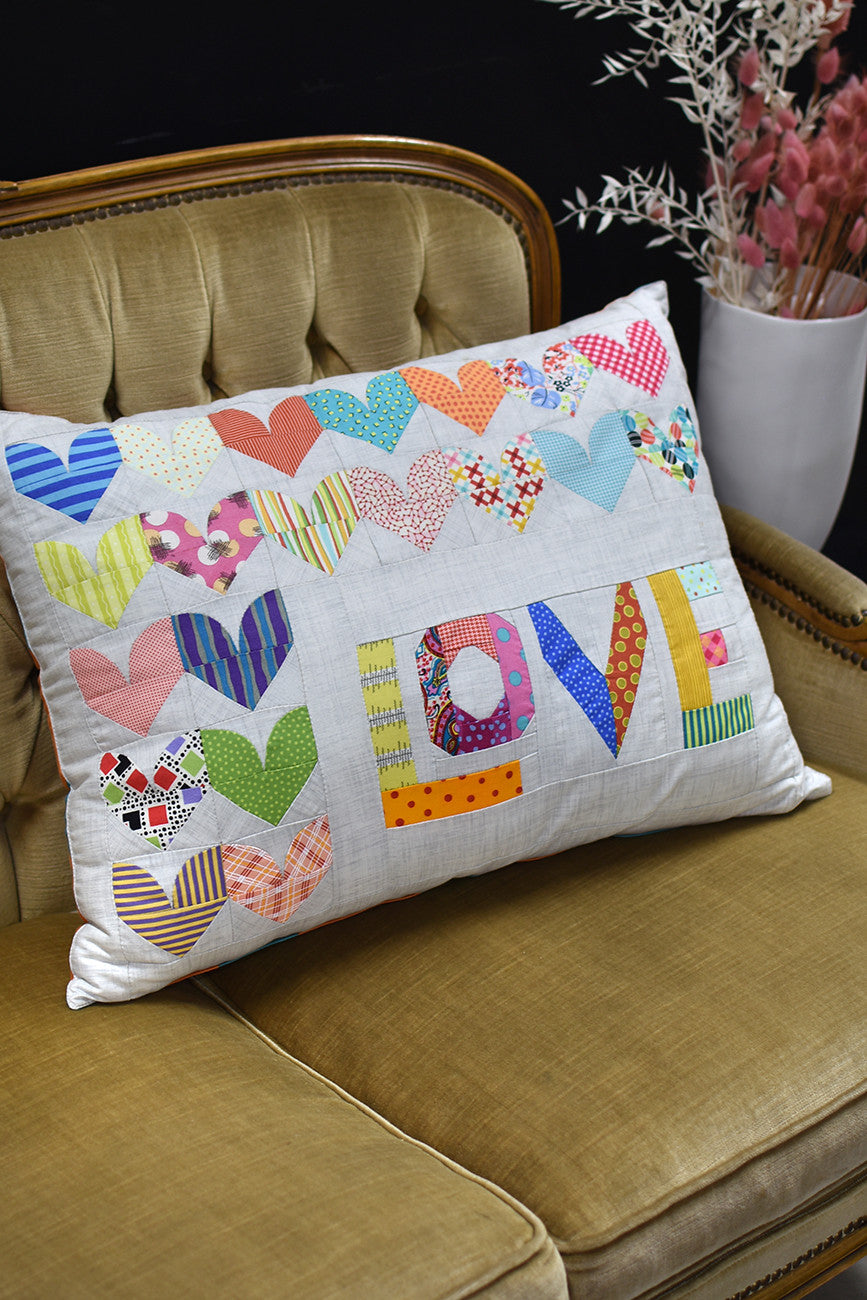 Love Cushion by Jen Kingwell