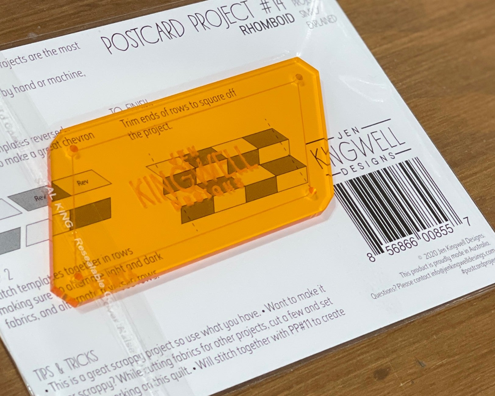 Postcard Project No 14 - Rhomboid