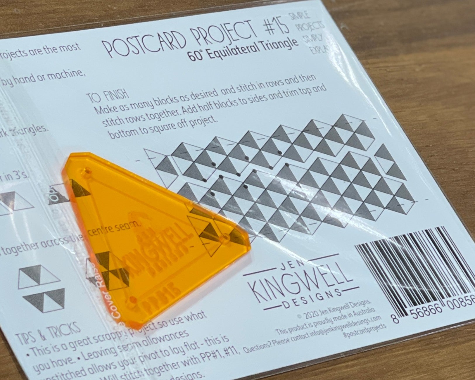Postcard Project No 15 - 60 Degree Equilateral Triangle