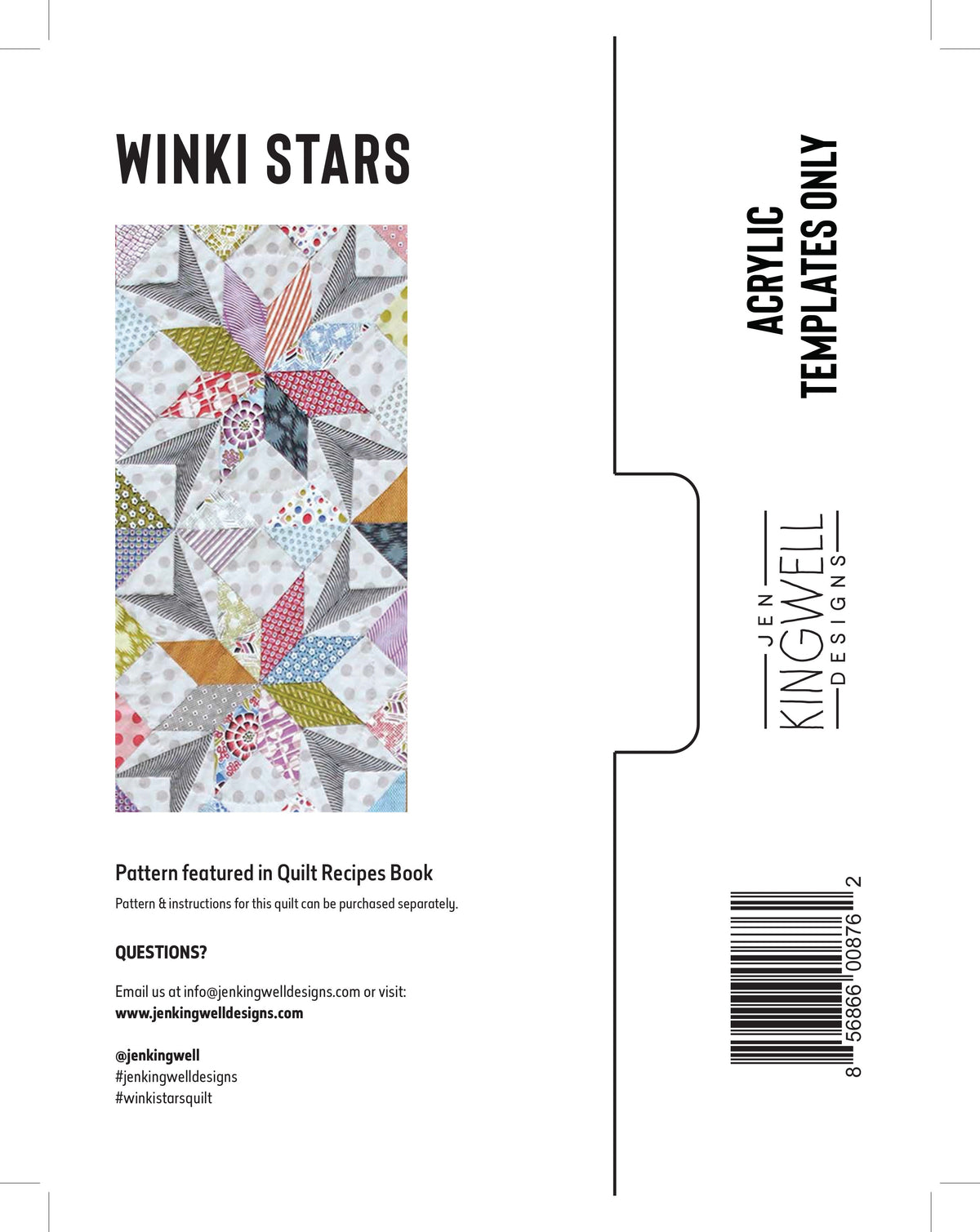 Winki Stars (Acrylic Template Only)