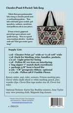 Cheater Print 8 Pocket Tote Bag