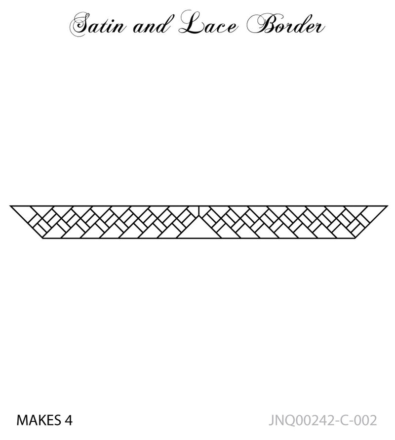 Satin and Lace Border