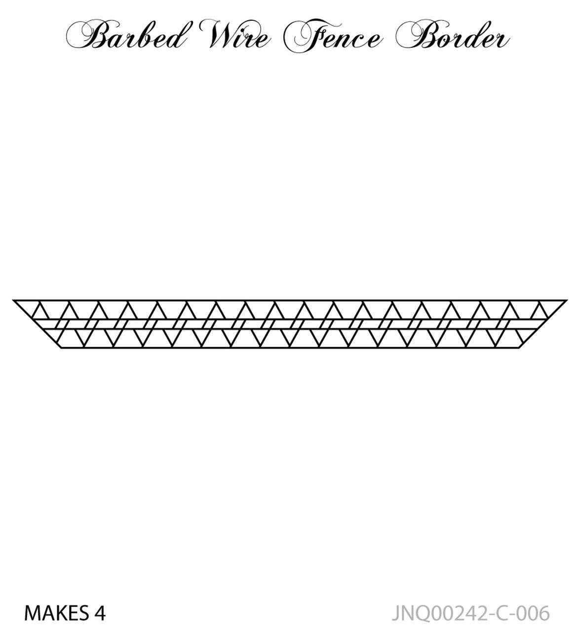 Barbed Wire Fence Border