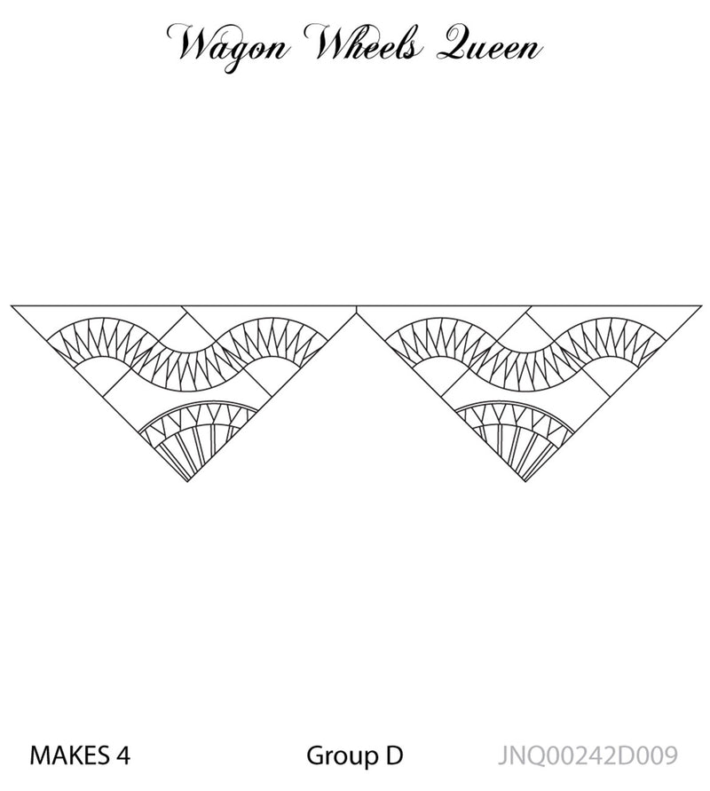 Wagon Wheels Queen Border