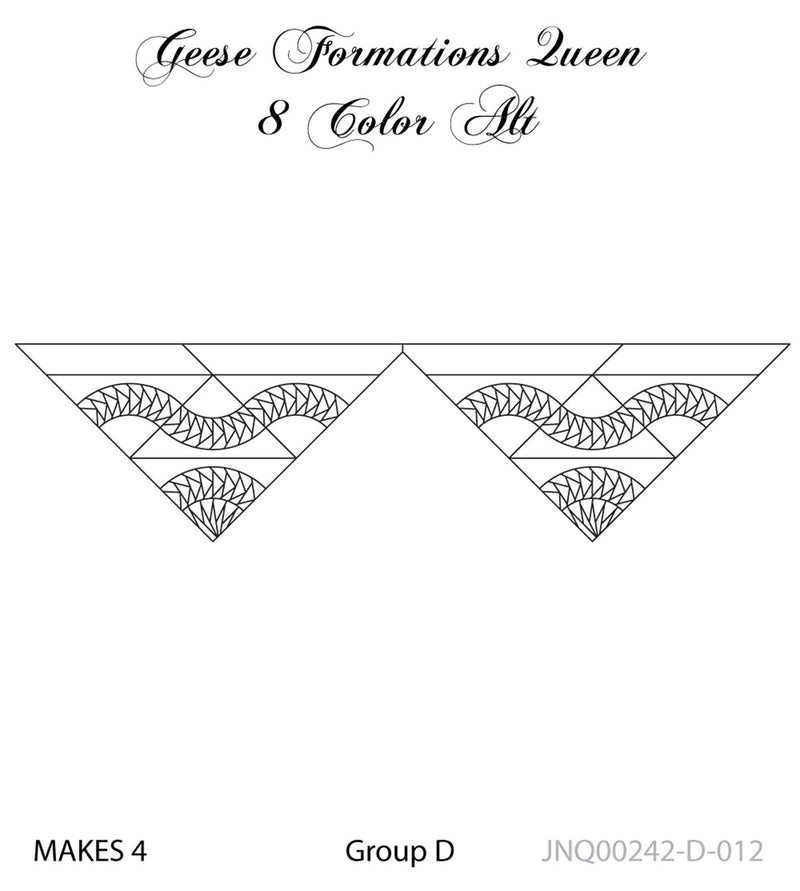 Goose Formations Queen Border