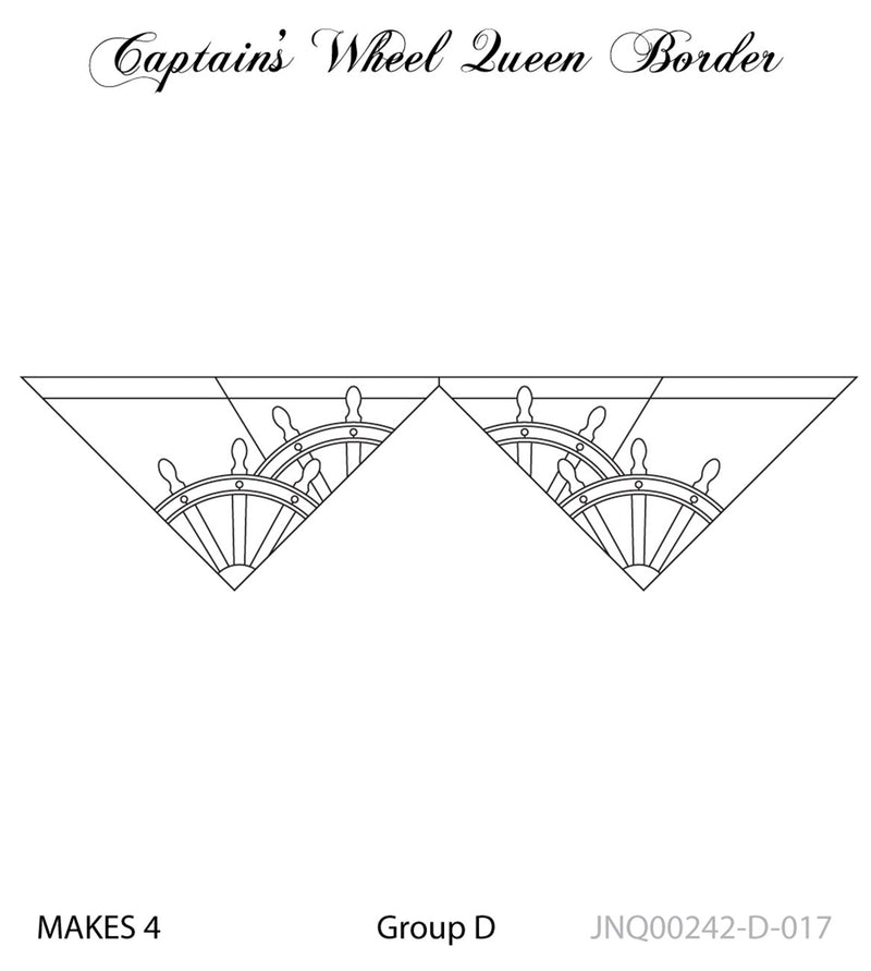 Captains Wheel Queen Border