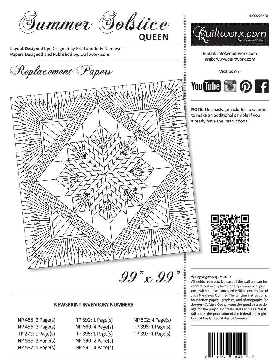 Summer Solstice Queen Replacement Papers