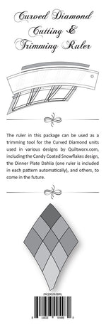 Curved Diamond Cutting & Trimming Ruler