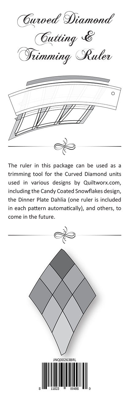 Curved Diamond Cutting & Trimming Ruler