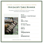 Product Specifications – Old Jalopy Table Runner