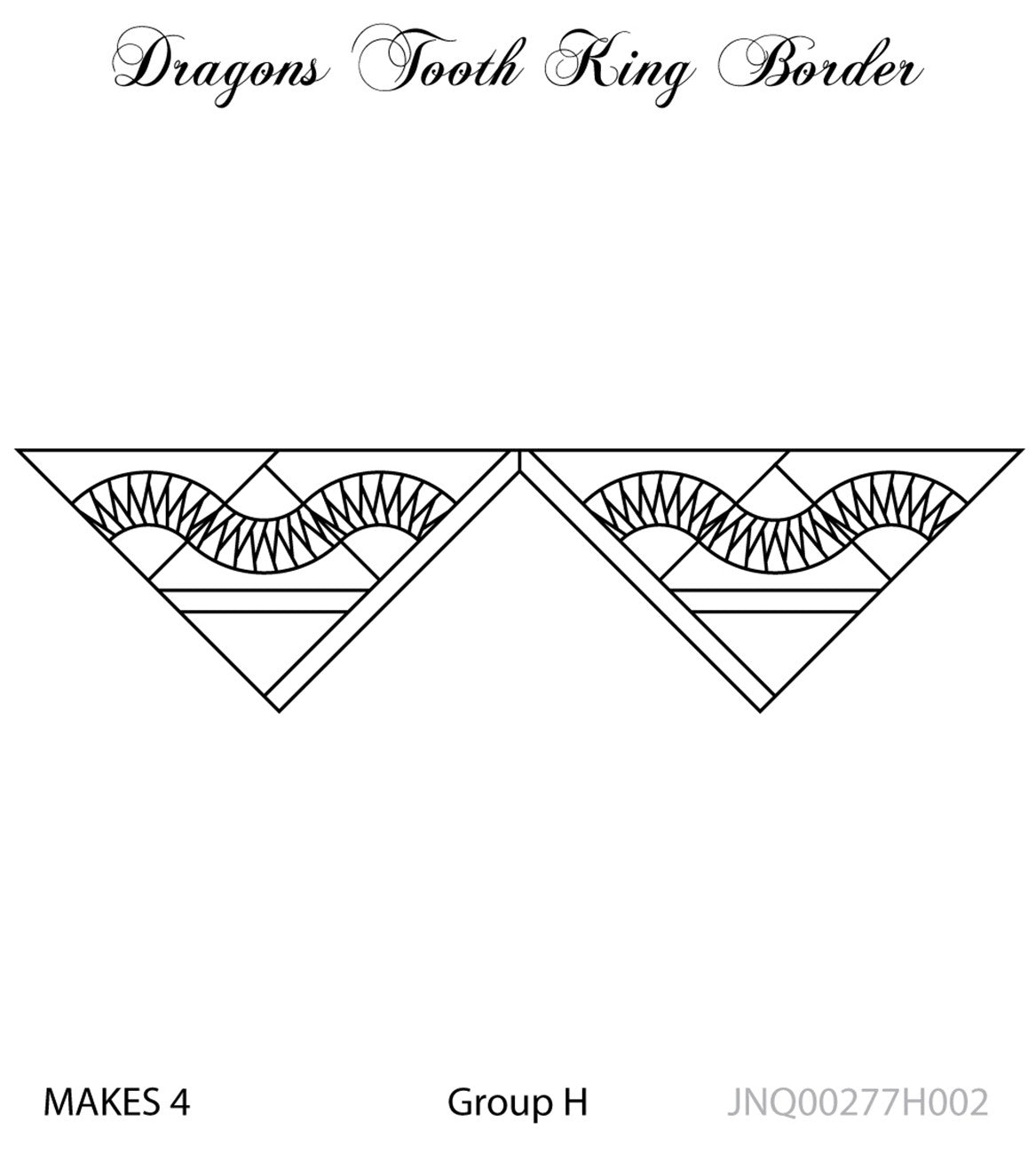 Dragons Tooth King Border