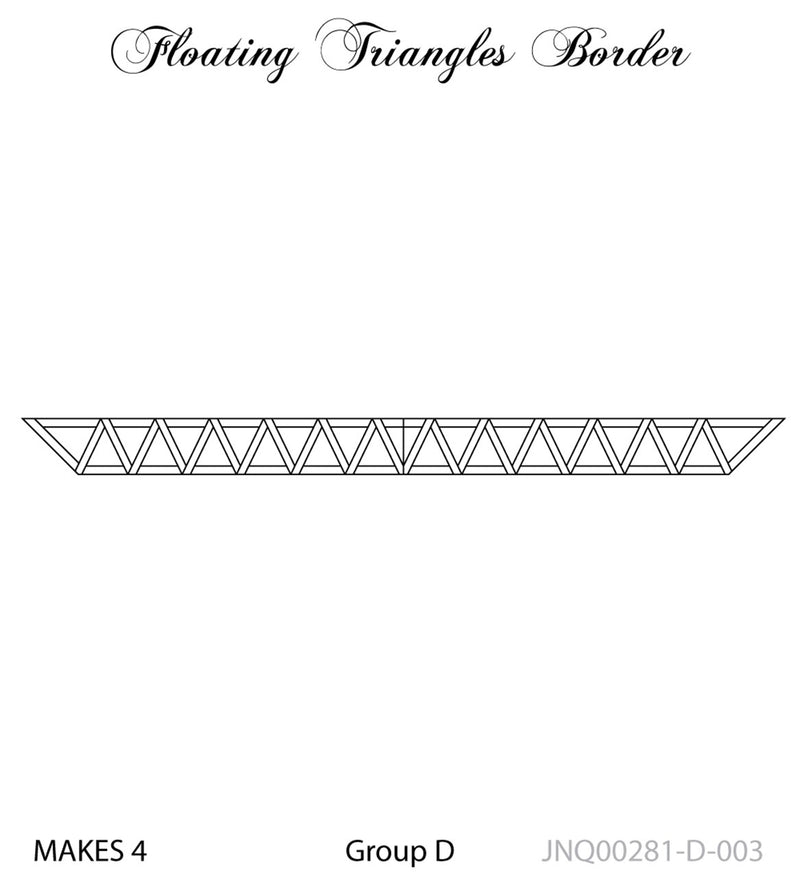 Floating Triangles Border