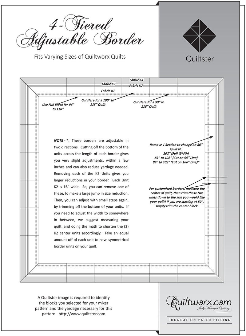 Quiltworx 4-Tiered Adjustable Border