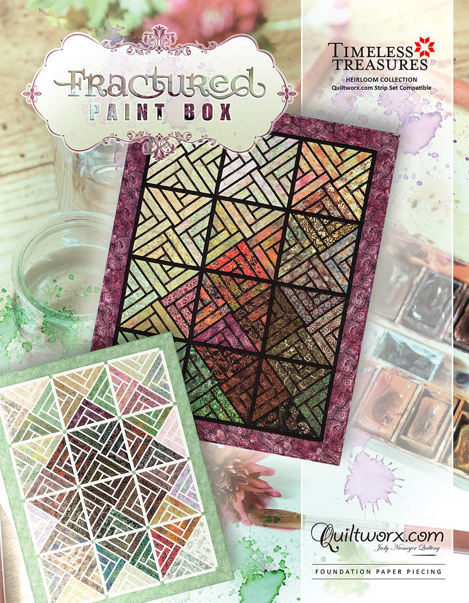 Fractured Paint Box Foundation Paper Piecing