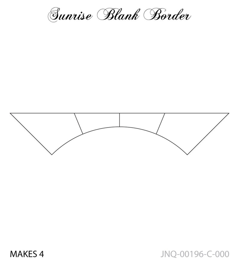 Sunrise Blank Border