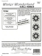 Winter Wonderland Snow Flakes Table Runner - Updated Version