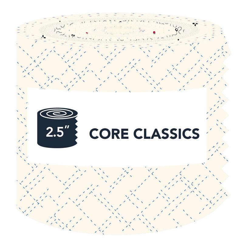 2.5in Strips, Core Classics, 40pcs/bundle