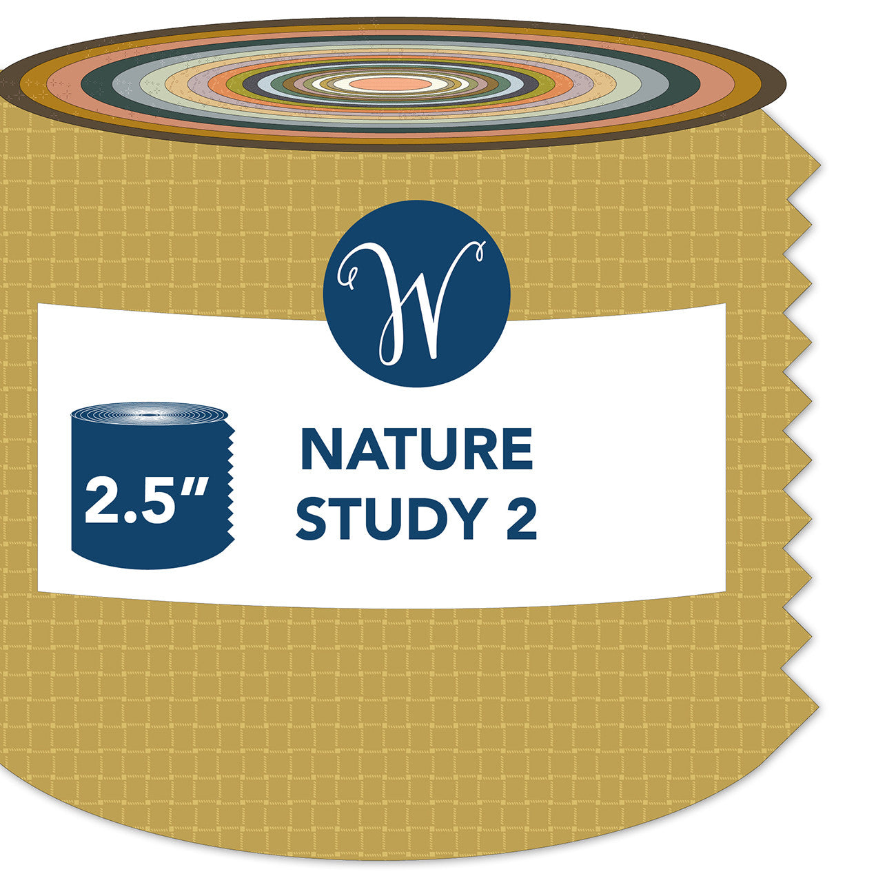 2-1/2in Strips Nature Study 2.0, 40pcs/bundle