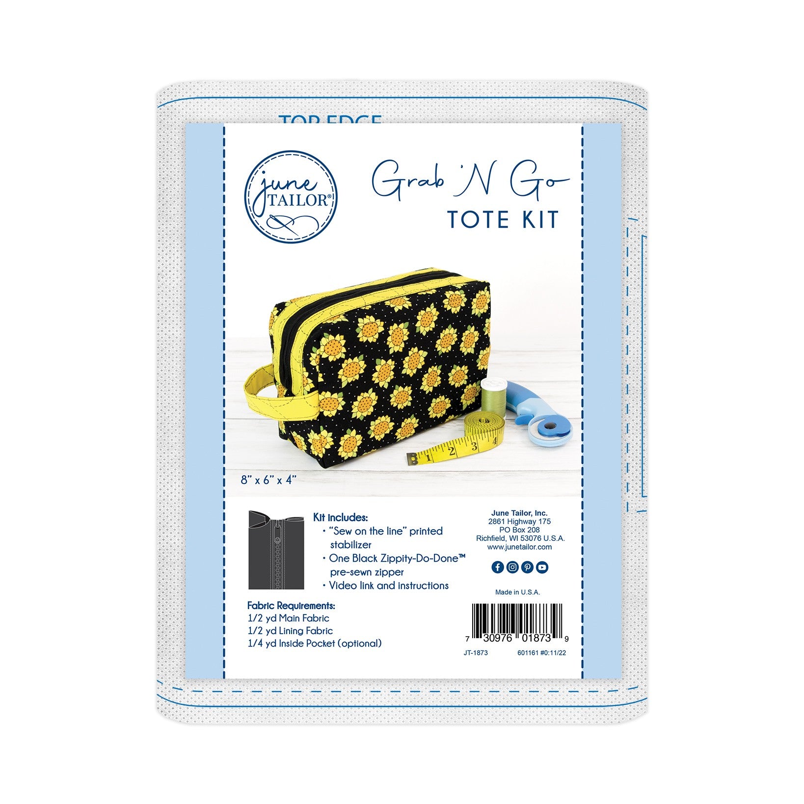 Grab 'n Go Tote Zippity-Do-Done Black