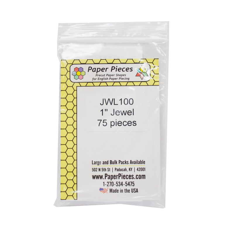 Paper Piece Jewel Pack 1in 75pc