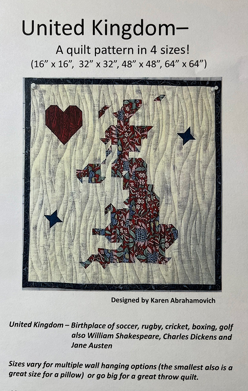 United Kingdom Quilt Pattern