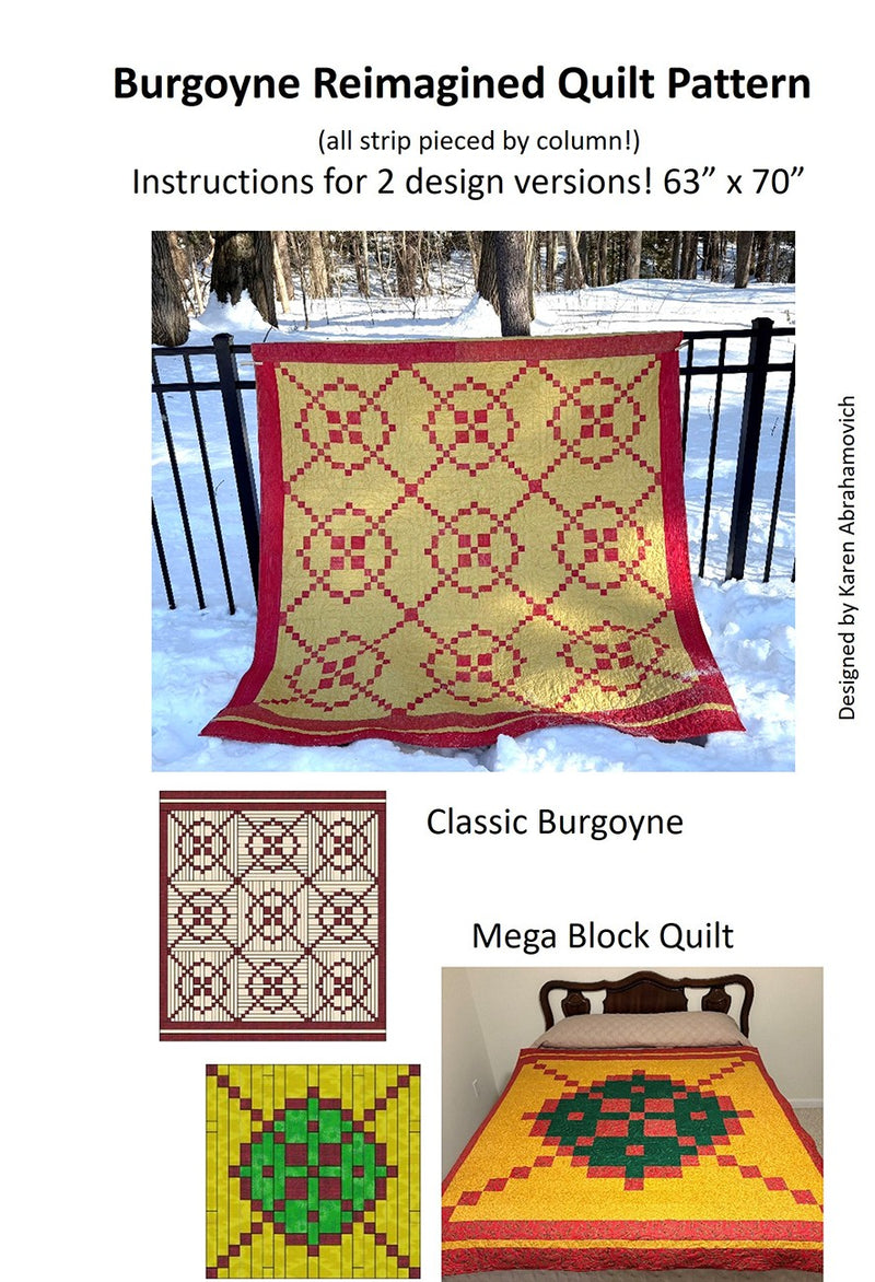 Burgoine Reimagined Quilt Pattern