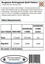 Burgoine Reimagined Quilt Pattern